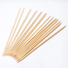 명품실 민자나무대바늘 35cm, 민자나무대바늘35cm 7.0mm, 1000개