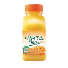 아침에주스 100% 오렌지 상쾌한 아침주스, 10개, 210ml