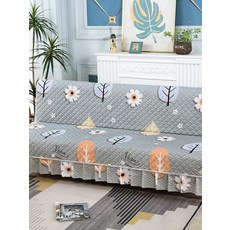 [접이식소파 보호] 쇼파커버 심플 디자인의 소파패드, 7. 화려한 회색, 가로 55cm 세로 140cm