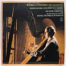 [중고LP] Rodrigo: Concierto de Aranjuez (Harp) - Nicanor Zabaleta (로드리고: 아란훼즈 협주곡 하프 - 니카노르 자발레타) 미국반, 1