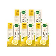 순작 모과유자차 티백 0.8g 20개입 5개, 800mg