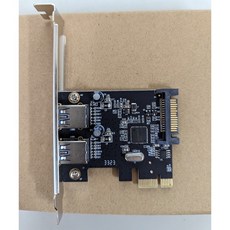 asmedia 後置雙口USB3.0 PCI-E擴充卡 SATA電源, 1個, 後雙口USB3.0 PCI-E擴充卡