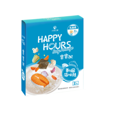 HAPPY HOURS 寶寶粥, 6個月以上寶寶適用, 和風海味鮭魚口味, 2入, 和風海味鮭, 300g, 1盒
