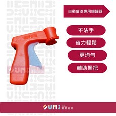 順銘 噴罐器 自動噴漆輔助握把，人體工學設計，輕鬆噴漆，通用多品牌噴罐, 1個