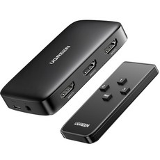 UGREEN HDMI 스위치 3 in 1 Fire 30Hz 박스 허브 스플리터 TV HDR 3D Apple 지원 4K HDMI 아웃 스위치/스위치 Roku 포트 4K 3 2