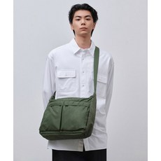무신사 스탠다드 MUSINSA ANDARD AVR 듀얼 포켓 메신저 백 카키