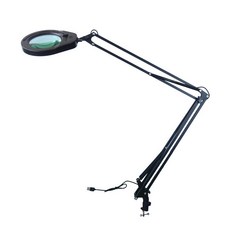 확대독서기 검사용 기판 테스트 턱 플럼 카메라 돋보기 휴대용 책상 원형, F. PD550178 화이트 글라스 10/20X