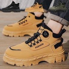 빈티지 마틴 부츠 남성용 가죽 워크신발 미끄럼방지 방한