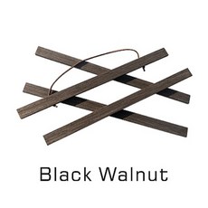 소나무 나무 마그네틱 포스터 옷걸이 자연 프레임 그림 사진 액자 캔버스 벽 아트 공예, 50cm, 4. Black Walnut, 1개