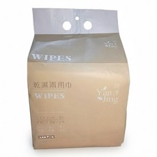 【妍淨】乾濕兩用巾 20x20cm (增厚款/網狀款/厚款) 洗臉巾 卸妝棉 台灣製造, 1個, 厚款-平面織紋(400張/包)