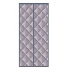 현관 바람막이 커튼 생활 편의형 자동 흡착식 면직물 현관 방풍 방한 커튼 1개