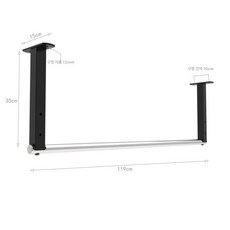 천장형 스테인리스 철봉 헬스 기구 고정식 스윙 바, E. K150-19 이중 모듈 119cm 스테인리스, 1개, 1g