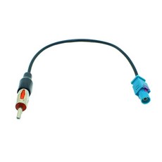 호환 차량용 스테레오 라디오 공중 어댑터 Fakra to DIN 마스트 안테나, 01 black