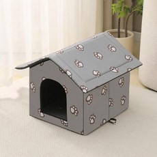 사계절 통기성 탈부착 세탁 야외 방수 고양이강아지 펫 네스트, 1개, 6. 08