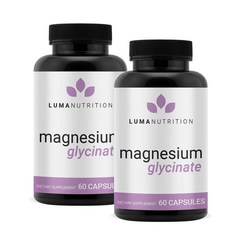 루마 뉴트리션 마그네슘 글리시네이트 1000mg 캡슐 Luma Nutrition Magnesium Glycinate, 60정, 2개