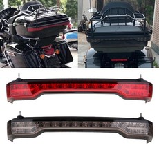 適用於哈雷 至尊滑翔 後箱燈 LED 後轉嚮燈 剎車燈, 1個, 煙燻色