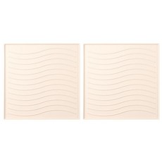 DOG CAT STAR 汪喵星球 矽膠落砂墊 2入, 溫暖杏, 1組, 40 x 40 x 1cm