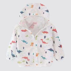 連帽拉鍊網眼夏季夾克開襟衫冷氣防風衣 幼兒童