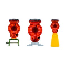 뱅뱅이 쏠라 태양광 LED 경광등 위험경고등 사고예방 안전등 깜빡이 뺑뺑이, 드럼용