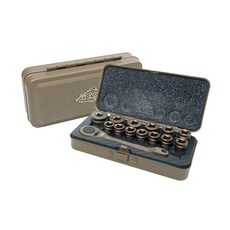 SAMOON沙漠龍 GUN POWER TOOL 14件式戰術彈殼套筒工具組, 沙色, 1套