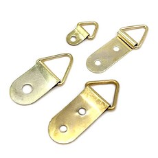 아이베란다 삼각고리 액자걸이 1구 2구 소품 가구장식, 1구 10x36mm(대), 골드