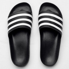 adidas 愛迪達 經典三線條防水拖鞋, 275