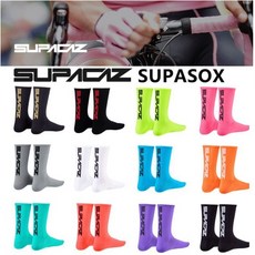 SUPACAZ 수파카즈 자전거양말 라이딩양말 SUPASOX, 블랙(레드)