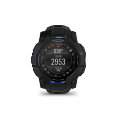 가민 인스팅트 3 AMOLED 아몰레드 GPS 스마트워치 Edition, GPS + 블루투스, 50mm, Black / Bolt Blue