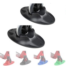 VOKUL 스쿠터 스탠드 주차 킥 홀더 대부분의 스쿠터에 적합 95mm -125mm 휠용 - 다중 스쿠터 안정적인 베이스 정리 완벽한 작동 한 쌍 114828, VOKUL 스쿠터 스탠드 주차 킥 홀더 대부분의 스쿠터