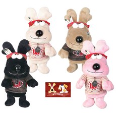 엠유 강아지 캐릭터 인형 드라이버 골프 헤드 커버 남성 여성, 아이보리, 1개