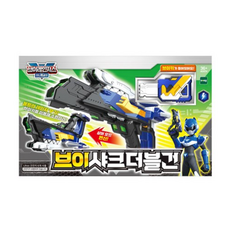 미니특공대 브이레인저스 합체무기 브이샤크더블건, 혼합색상, 1개