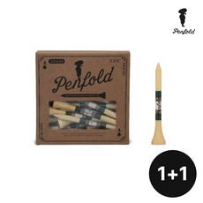 펜폴드 프리미엄 골프 나무티우드티대나무티 - PFU4AWT952 1+1, 다크그린, 2개