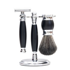 FREED 雙刃刮鬍刀禮盒, 1個, 極致黑,需要刻字(免費)