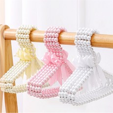 주롱코롱 미니 진주 옷걸이 속옷양말걸이, 아이보리
