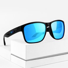 스타일호른 가빈 베이직 편광 선글라스 G20 남녀공용 자외선차단 안정적인 아시안핏, C02 + 블랙 + 블루미러