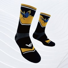 大雪山國家森林遊樂區週年聯名款 極致速乾美麗諾羊毛登山襪-高筒, 1個, 黑長尾雉(2雙),XL(28-30公分)