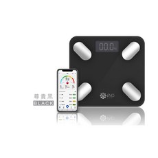 iNO 15合1健康管理藍牙智慧體重計(CD850 三色可選), 黑色, 1個