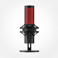HyperX QuadCast 2 USB 電競麥克風 高解析錄音室音質 觸控靜音 四種指向模式, 黑色, 872V1AA