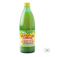 유로푸드 유기농 레몬주스, 500ml, 3개
