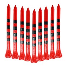 엘쏘 숙련자용 우드 골프티 83mm 100p, 레드, 100개