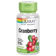 SOLARAY 蔓越莓萃取膠囊 425mg, 1個, 100 件