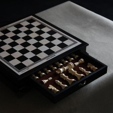 대형 체스 고급 체스판 37.5x38.5x9.5 클래식, PG8001, 1개