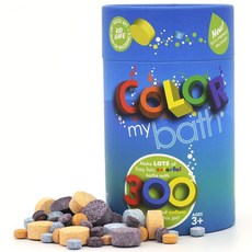 Color MyBath – 아동용 목욕 컬러 태블릿 300개 병 - 색상 변경 무독성 얼룩 방지 무향 나만의 무지개를 섞어 재미있고 교육적인 미국 제조 (1팩), Color MyBath – 아동용 목욕 컬러 태블릿,