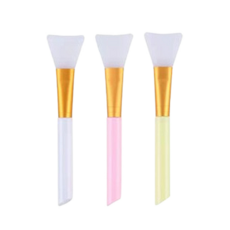 니들몬스터 메이크업 화장 실리콘 브러쉬 주걱 팩 미용 도구 3종 1p, A.  GS1000575A 옐로우