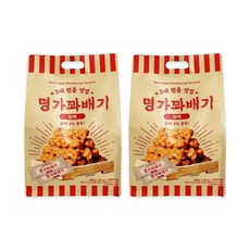 명가 꽈배기 참깨 500g x 2개 옛날과자 개별포장 미니스낵