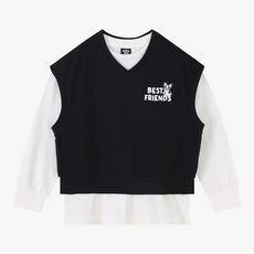 인디고뱅크키즈 싱글 긴팔 조끼세트 IKLT24S01_강남점