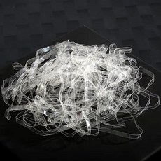 넓은 고무밴드 투명 폭 방지 대형 약 7.5CM(접었을때) 1400개 밴드 3MM 고온저항, X. 50g