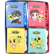 2000 신비아파트 미니 버튼 일기장 4종 골고루 1세트