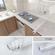 DIY 데코타일 접착식 셀프 현관 바닥 베란다 장판 아파트 주방 거실 사무실 건축 자재 방수 욕실 화장실 미장 시공 설비 1M 대리석 패턴 자기 접착제 타일 PVC 캐비닛 벽지, 40cmX1m, 3, 1개