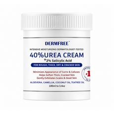 DERMFREE 고보습 우레아 크림 40% 각질 보습 풋크림 100ml, 100g, 1개, 1개입